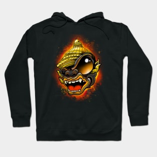 Monkey Warrior Black Hoodie